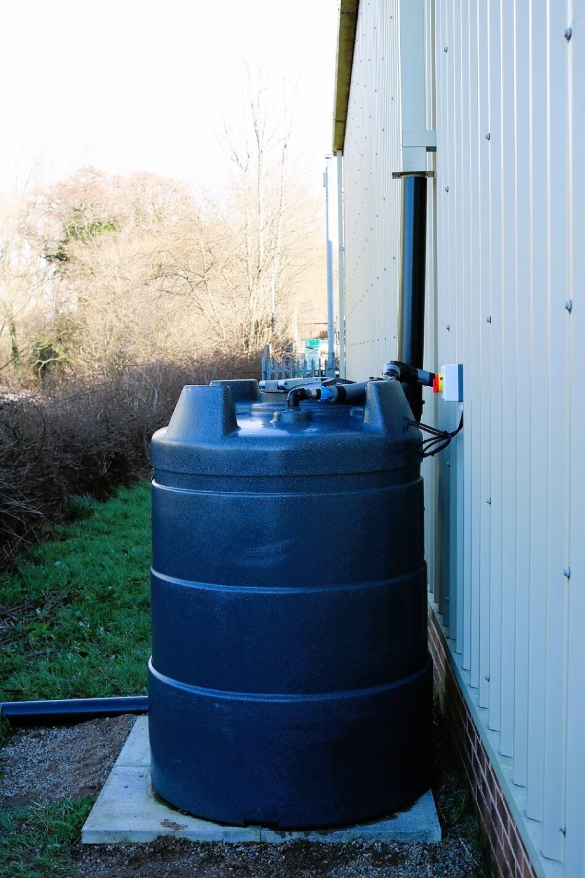 Rainwater Harvesting Tank At Steenbergs Spices Factory Rainwater Harvesting Tank At Steenbergs Spices Factory