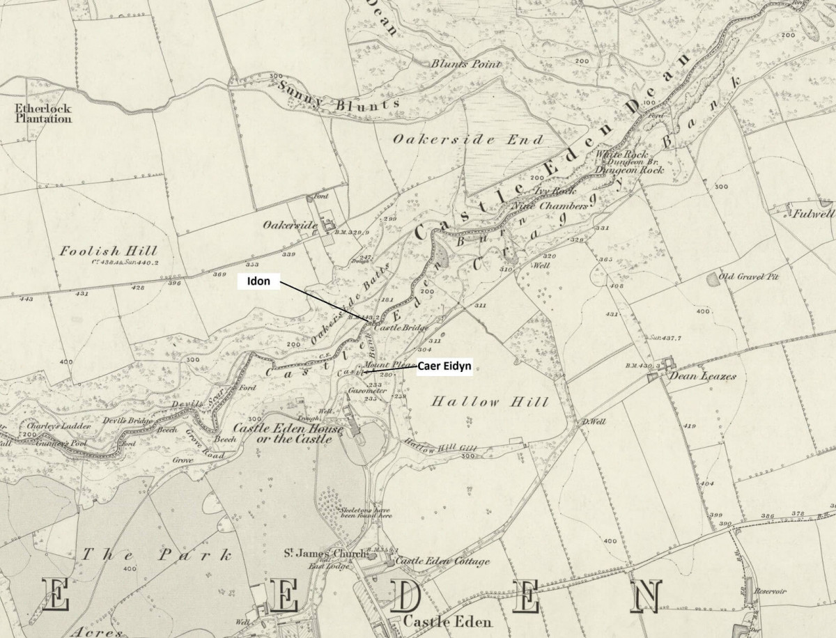 1860s Map Annotated For Caer Eidyn 1860s Map Annotated For Caer Eidyn